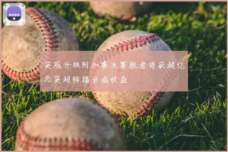 英冠升级附加赛决赛胜者将获超亿元英超转播分成收益